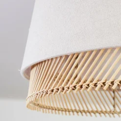 Lampes En Tissu-hofstein Plafonnier Bosatorp Noir, 1 lumière