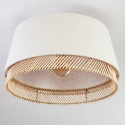 Lampes En Tissu-hofstein Plafonnier Bosatorp Noir, 1 lumière