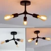 Lampes Vintages & Rétros-hofstein Plafonnier Bottnaryd Noir, 3 lumières