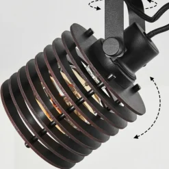 Luminaires Scandinaves-hofstein Plafonnier Boula Noir, 3 lumières