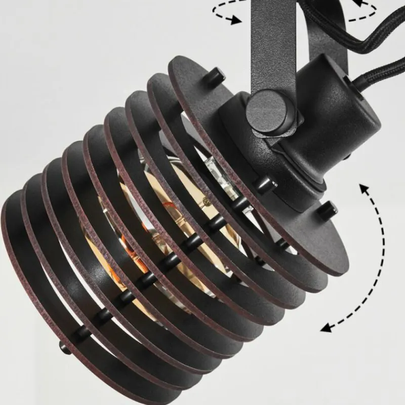 Luminaires Scandinaves-hofstein Plafonnier Boula Noir, 3 lumières