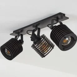 Luminaires Scandinaves-hofstein Plafonnier Boula Noir, 3 lumières