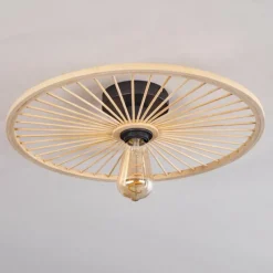 Lampes Vintages & Rétros-hofstein Plafonnier Boutin Noir, 1 lumière