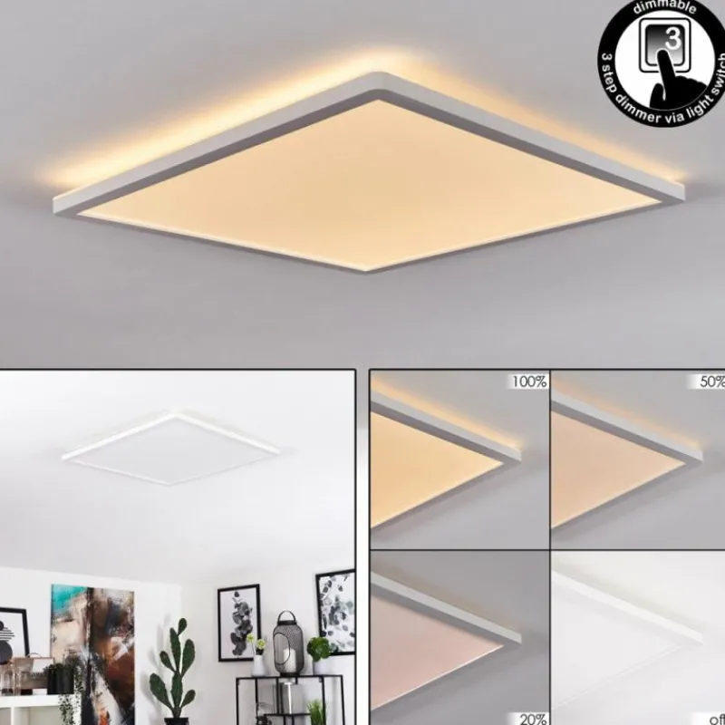 hofstein Plafonnier Boyero LED Blanc, 1 lumière