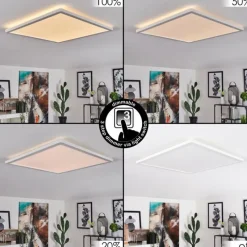 hofstein Plafonnier Boyero LED Blanc, 1 lumière