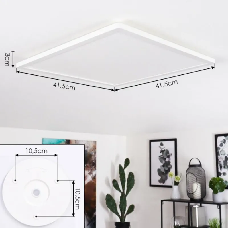 hofstein Plafonnier Boyero LED Blanc, 1 lumière