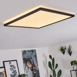 hofstein Plafonnier Boyero LED Noir, Blanc, 1 lumière