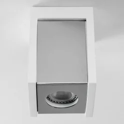 hofstein Plafonnier Braslo Chrome, Blanc, 1 lumière