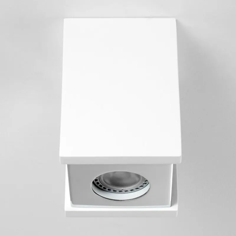 hofstein Plafonnier Braslo Chrome, Blanc, 1 lumière