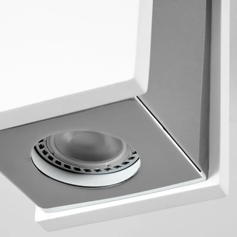 hofstein Plafonnier Braslo Chrome, Blanc, 1 lumière