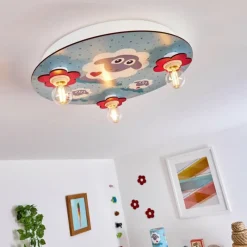 hofstein Plafonnier Brenets Blanc, 3 lumières