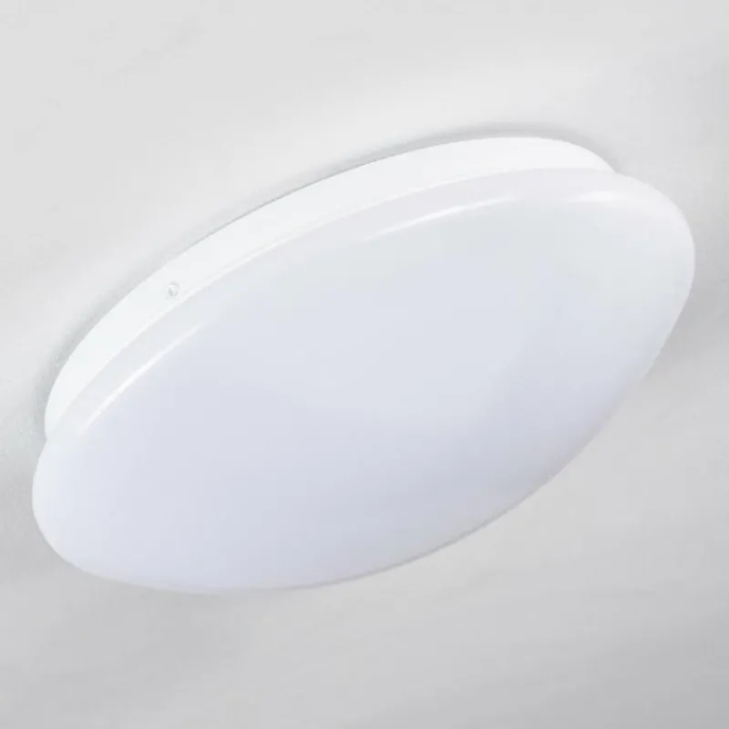 hofstein Plafonnier Brighton LED Blanc, 1 lumière, Télécommandes, Changeur de couleurs