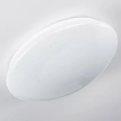 hofstein Plafonnier Brighton Star LED Blanc, 1 lumière, Télécommandes, Changeur de couleurs