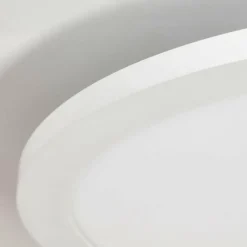 Luminaires Brilliant Plafonnier Brilliant Abie LED Blanc, 1 lumière, Télécommandes, Changeur de couleurs* Éclairage Led