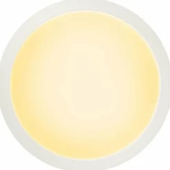 Luminaires Brilliant Plafonnier Brilliant Abie LED Blanc, 1 lumière, Télécommandes, Changeur de couleurs* Éclairage Led