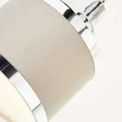 Lampes En Tissu-Luminaires Brilliant Plafonnier Brilliant Alexia Argenté, 4 lumières