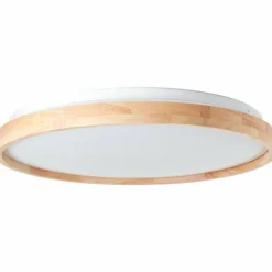 Luminaires Scandinaves-Luminaires Brilliant Plafonnier Brilliant Alson LED Brun, Blanc, 1 lumière, Télécommandes