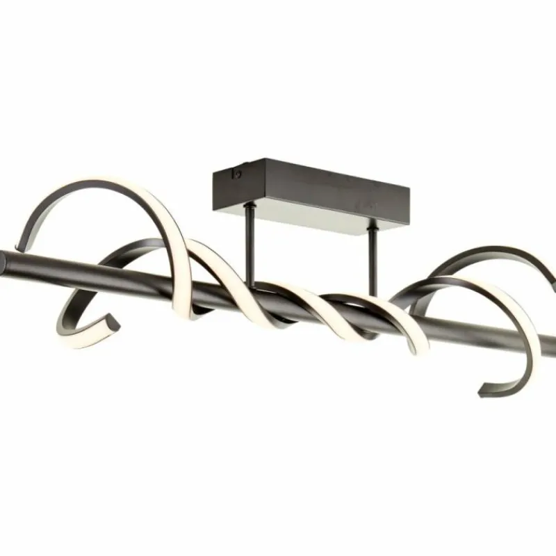 Luminaires Brilliant Plafonnier Brilliant Amalie LED Noir, 1 lumière* Éclairage Led