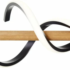 Luminaires Scandinaves-Luminaires Brilliant Plafonnier Brilliant Amalia LED Noir, 1 lumière