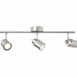 Luminaires Brilliant Plafonnier Brilliant ANDRES Chrome, Nickel mat, 3 lumières* Spots Et Projecteurs