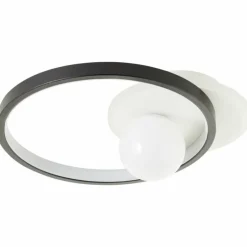 Lampes Industrielles-Luminaires Brilliant Plafonnier Brilliant Atlanta LED Noir, 1 lumière