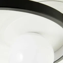 Lampes Industrielles-Luminaires Brilliant Plafonnier Brilliant Atlanta LED Noir, 1 lumière