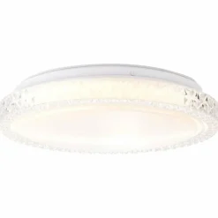 Luminaires Brilliant Plafonnier Brilliant Badria Blanc, 1 lumière* Plafonniers