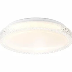 Luminaires Brilliant Plafonnier Brilliant Badria Blanc, 1 lumière* Plafonniers