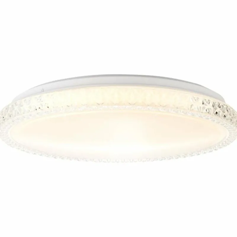 Luminaires Brilliant Plafonnier Brilliant Badria Blanc, 1 lumière* Plafonniers