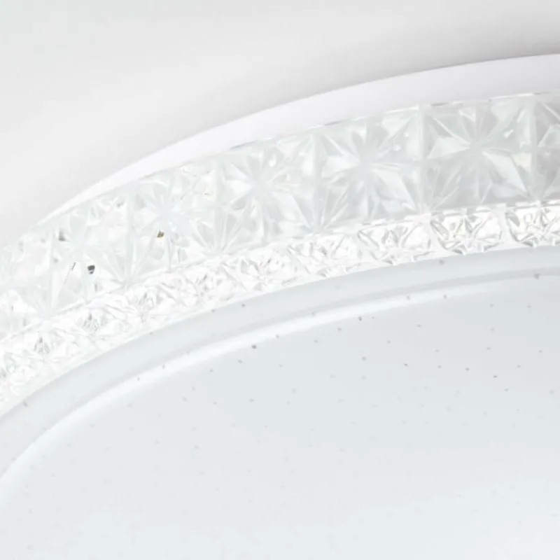 Luminaires Brilliant Plafonnier Brilliant Badria Blanc, 1 lumière* Plafonniers