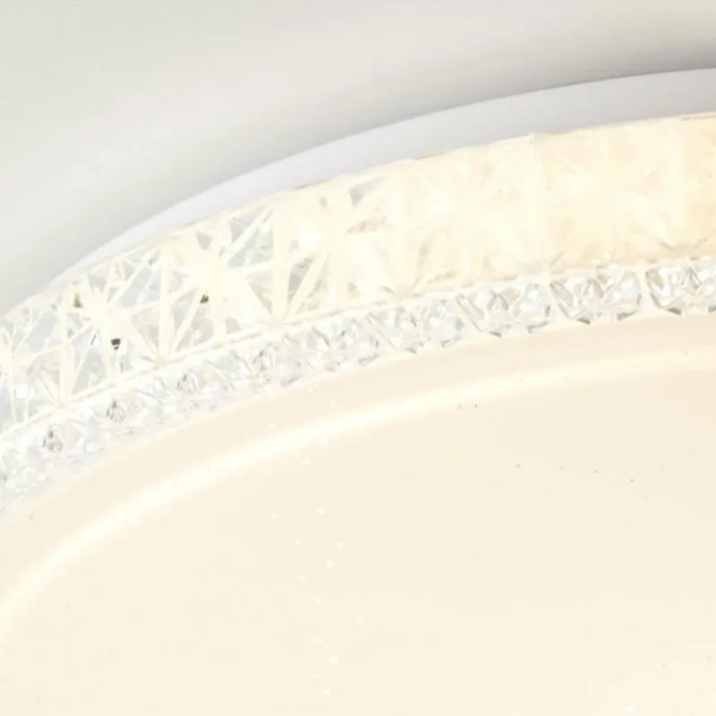 Luminaires Brilliant Plafonnier Brilliant Badria Blanc, 1 lumière* Plafonniers