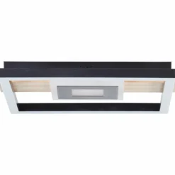 Lampes En Bois-Luminaires Brilliant Plafonnier Brilliant Baldo LED Écru, Noir, Blanc, 1 lumière