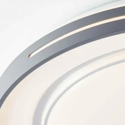 Lampes Industrielles-Luminaires Brilliant Plafonnier Brilliant Barty LED Gris, 1 lumière