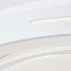 Luminaires Brilliant Plafonnier Brilliant Barty LED Chrome, Blanc, 1 lumière, Télécommandes* Éclairage Led