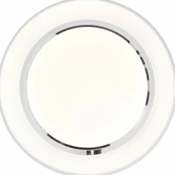 Luminaires Brilliant Plafonnier Brilliant Barty LED Chrome, Blanc, 1 lumière, Télécommandes* Éclairage Led