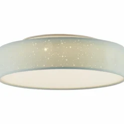 Lampes En Tissu-Luminaires Brilliant Plafonnier Brilliant Baska LED Argenté, 1 lumière
