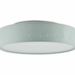 Lampes En Tissu-Luminaires Brilliant Plafonnier Brilliant Baska LED Argenté, 1 lumière