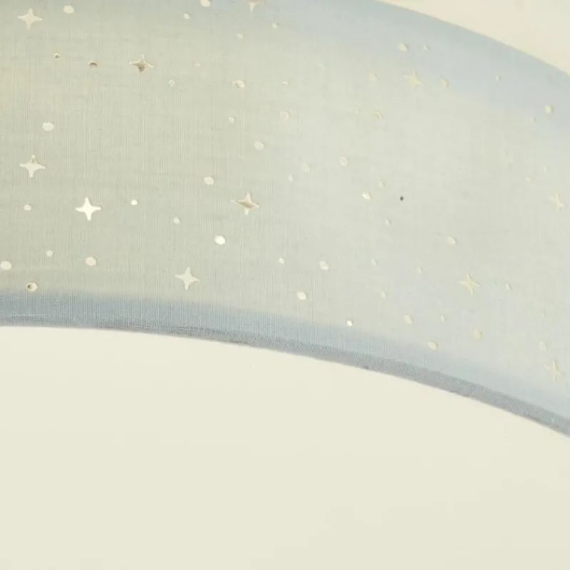 Lampes En Tissu-Luminaires Brilliant Plafonnier Brilliant Baska LED Argenté, 1 lumière