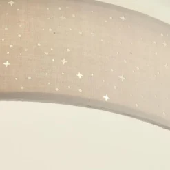 Lampes En Tissu-Luminaires Brilliant Plafonnier Brilliant Baska LED Argenté, 1 lumière