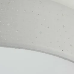 Lampes En Tissu-Luminaires Brilliant Plafonnier Brilliant Baska LED Blanc, 1 lumière