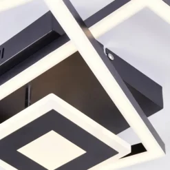 Luminaires Brilliant Plafonnier Brilliant Bray LED Noir, Blanc, 1 lumière* Éclairage Led