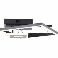 Luminaires Brilliant Plafonnier Brilliant Bray LED Noir, Blanc, 1 lumière* Éclairage Led
