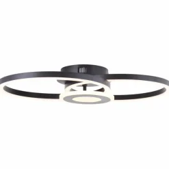 Luminaires Brilliant Plafonnier Brilliant Bray LED Noir, Blanc, 1 lumière* Éclairage Led