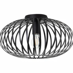 Luminaires Scandinaves-Luminaires Brilliant Plafonnier Brilliant Bremen Noir, 1 lumière