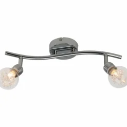 Luminaires Brilliant Plafonnier Brilliant BULB Chrome, 2 lumières