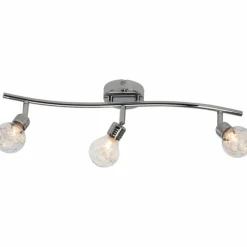 Luminaires Brilliant Plafonnier Brilliant BULB Chrome, 3 lumières