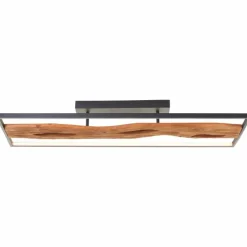 Luminaires Scandinaves-Luminaires Brilliant Plafonnier Brilliant Chaumont LED Brun, Noir, 1 lumière