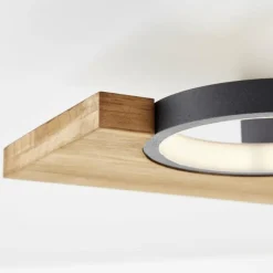 Luminaires Scandinaves-Luminaires Brilliant Plafonnier Brilliant Cheesy LED Noir, 1 lumière