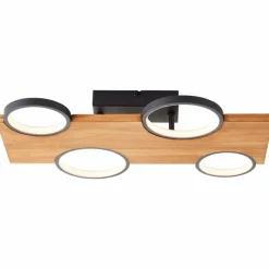 Luminaires Scandinaves-Luminaires Brilliant Plafonnier Brilliant Cheesy LED Noir, 1 lumière