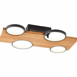 Luminaires Scandinaves-Luminaires Brilliant Plafonnier Brilliant Cheesy LED Noir, 1 lumière